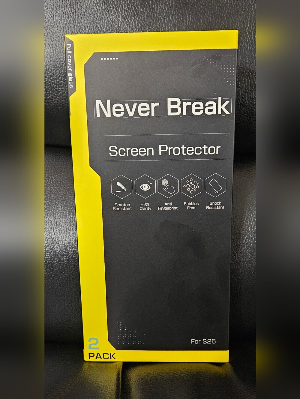 Zeniss NeverBreak 9H+ Hardness for Samsung Galaxy S26 Screen Protector.